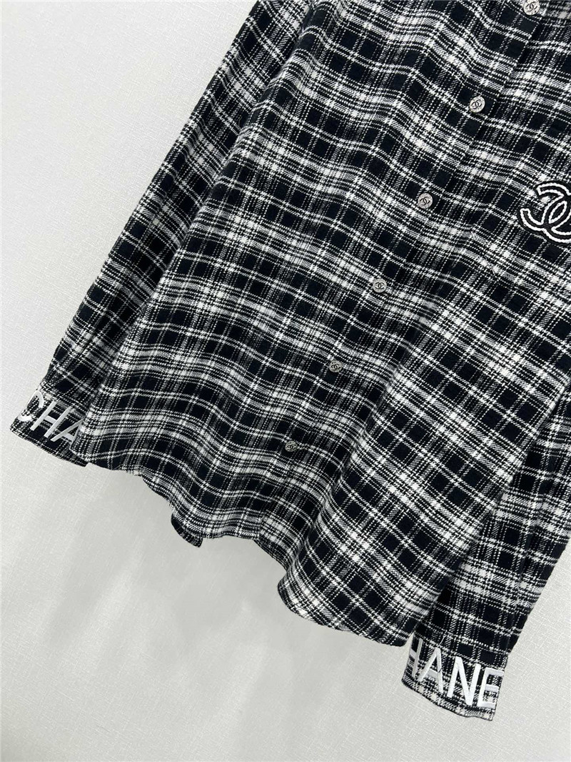 Ch**el classic plaid shirt