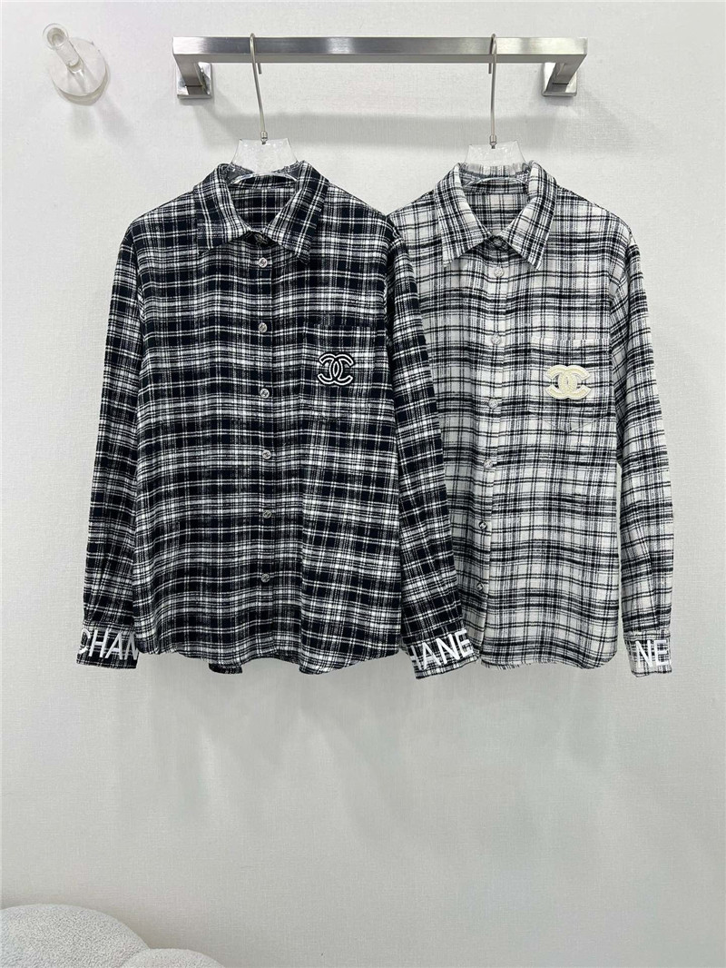 Ch**el classic plaid shirt