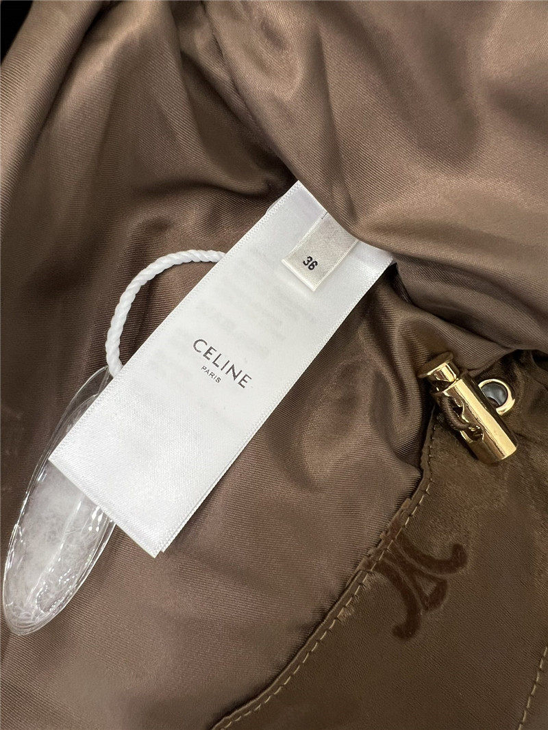 Ce1i*e flocked satin down jacket