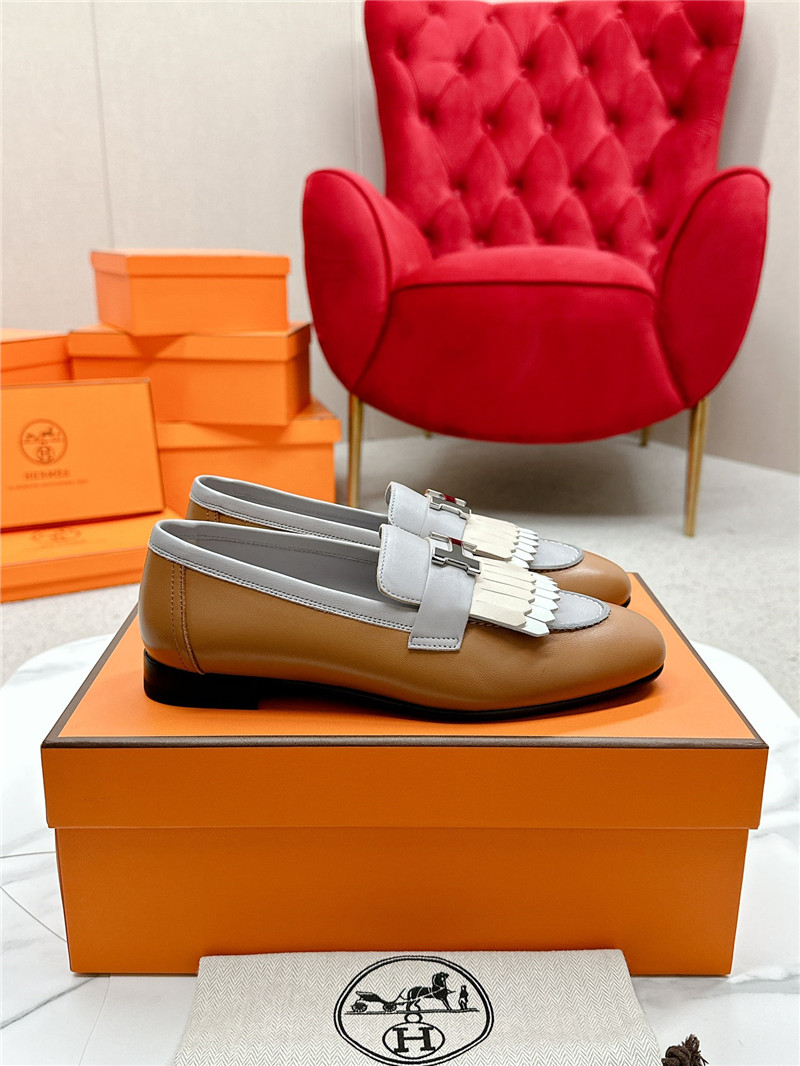 H**me5 royal loafers in grey/beige