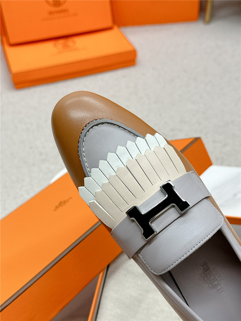 H**me5 royal loafers in grey/beige