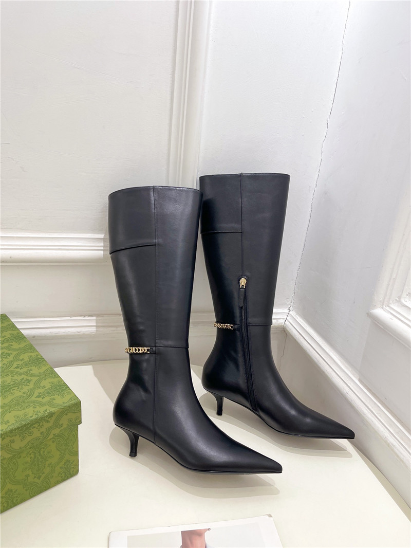 Gvc*1 signoria leather knee-high boots