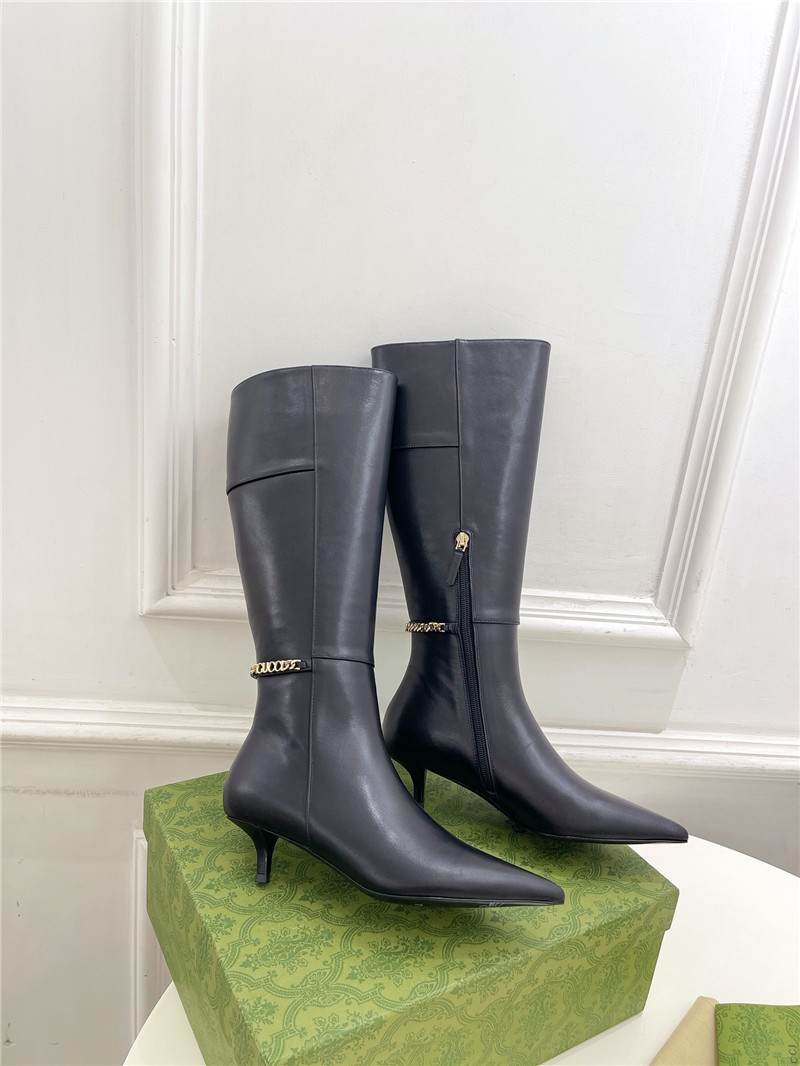 Gvc*1 signoria leather knee-high boots