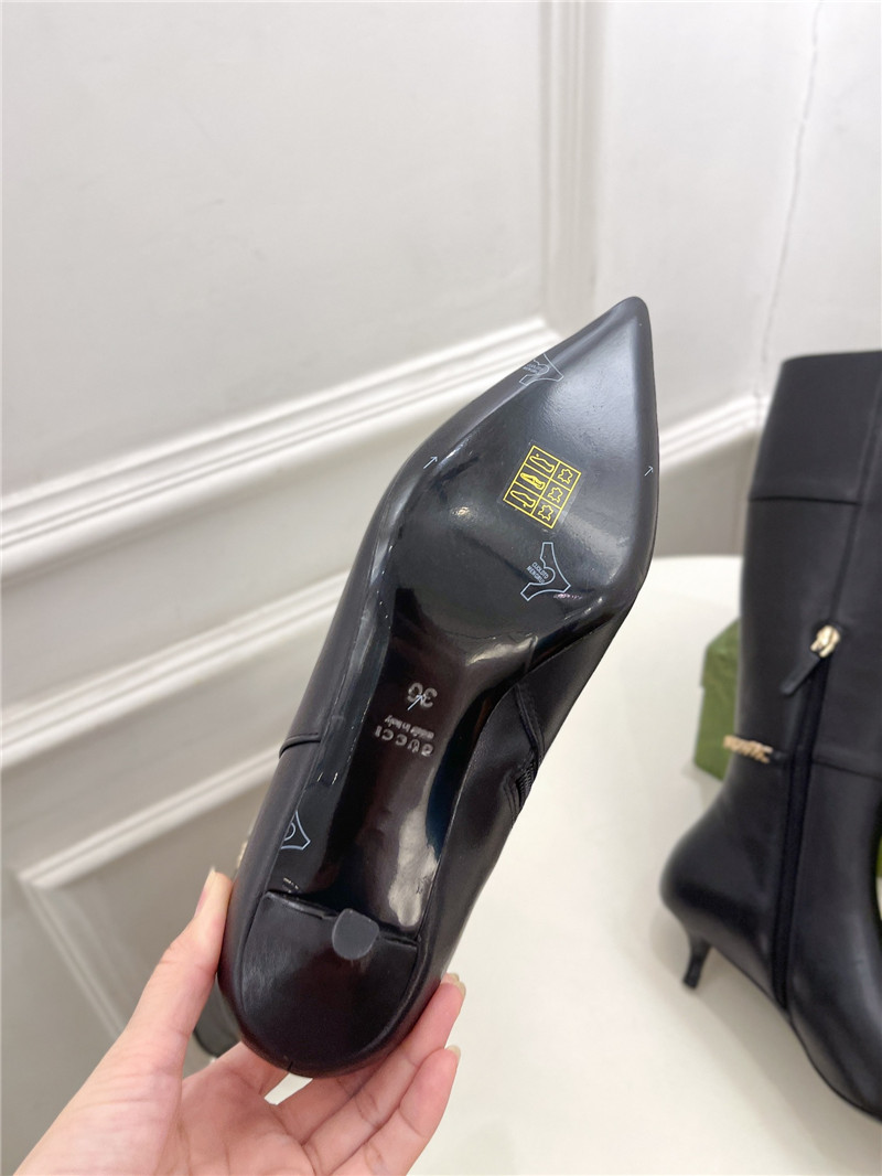 Gvc*1 signoria leather knee-high boots