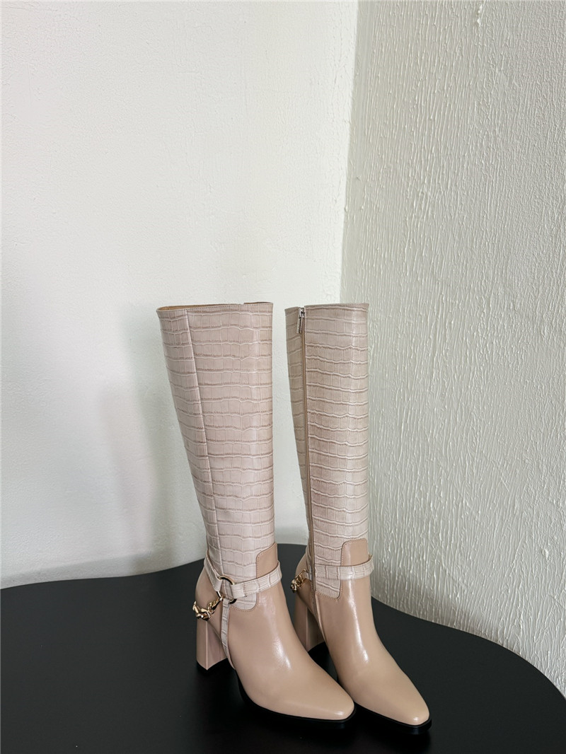 J1m*y Ch00 leather knee high boots