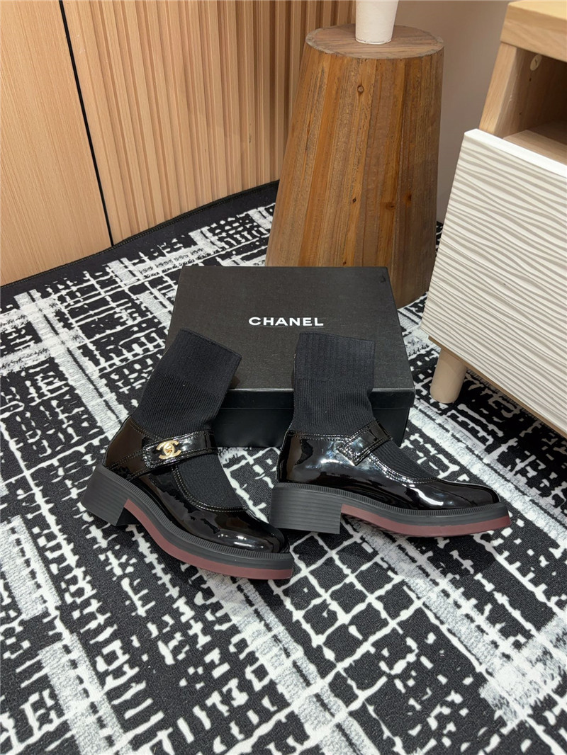 Ch**el mary jane sock boots