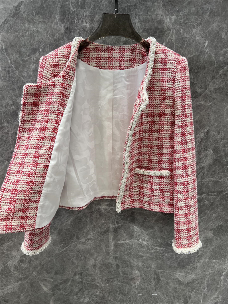 Ch**el denim jacket and skirt suit