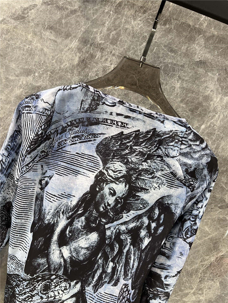 acne studios wrap dress