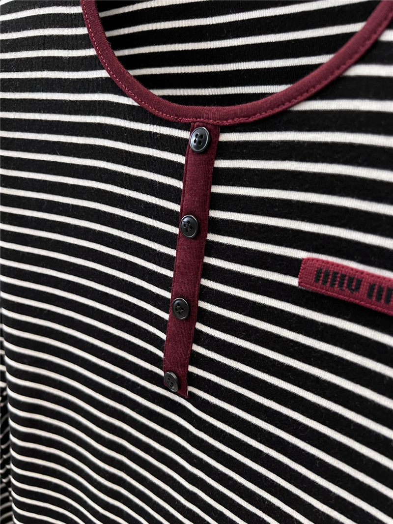 M1um1u long sleeve bottoming t-shirt