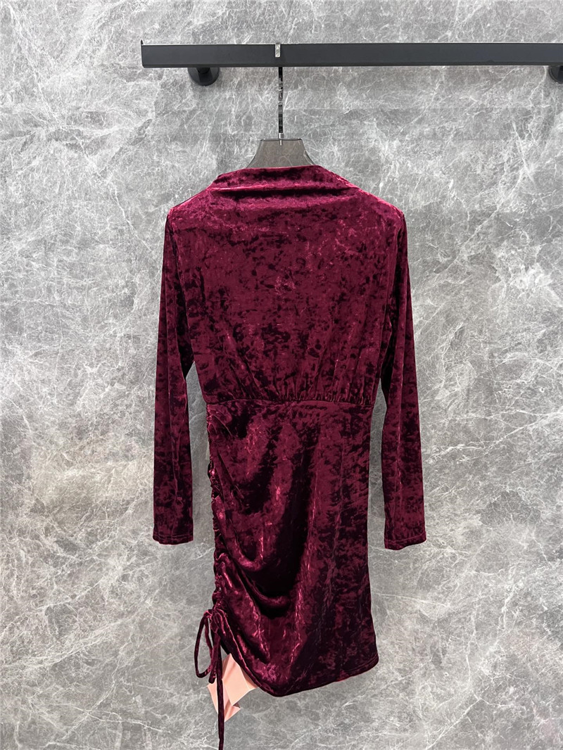 M1um1u waist short dress