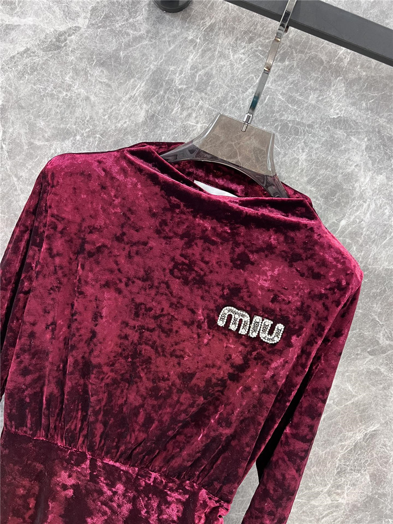 M1um1u waist short dress