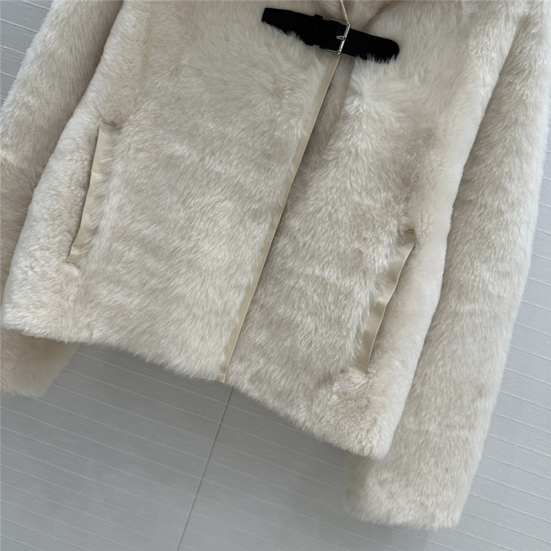 H**me5 short shearling jacket