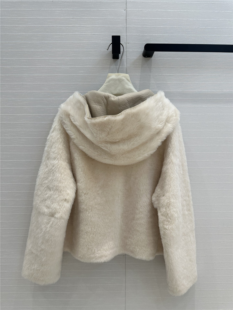 H**me5 short shearling jacket