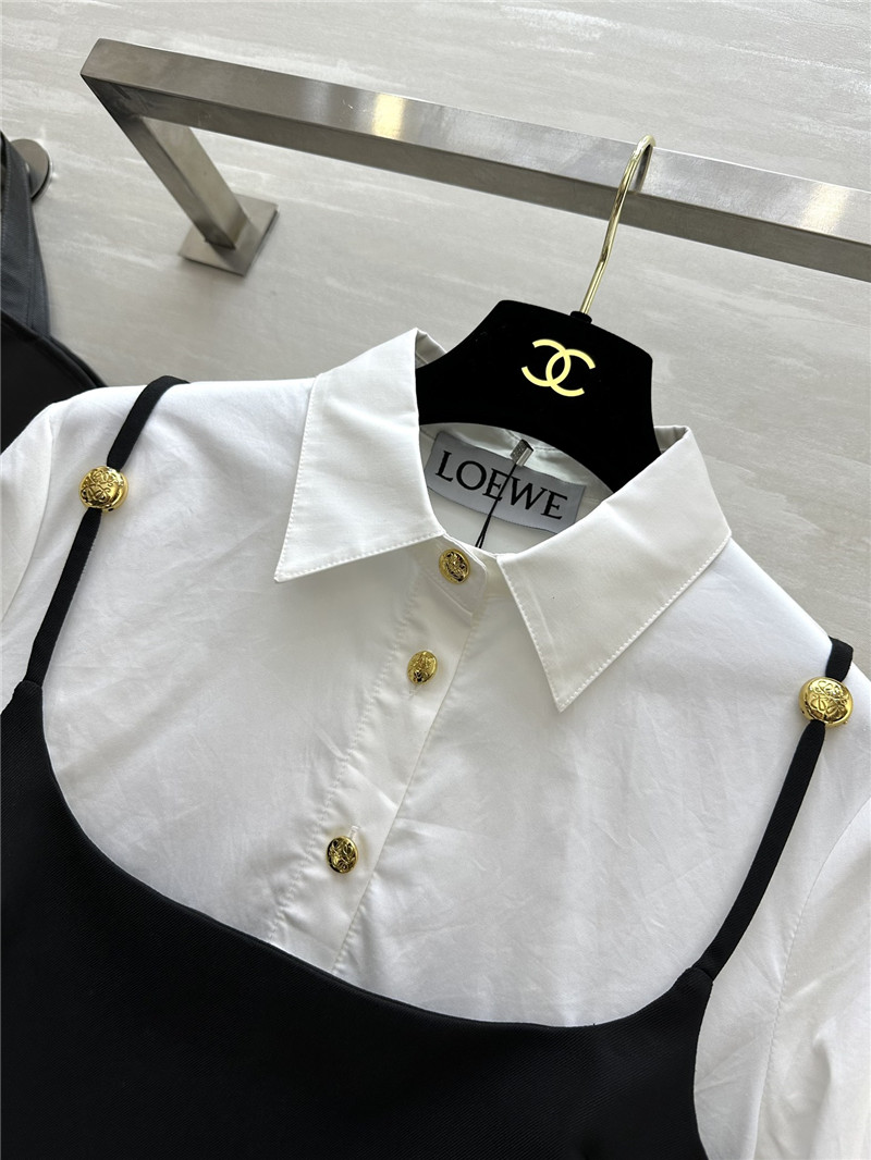 L0ew* fake two piece dress