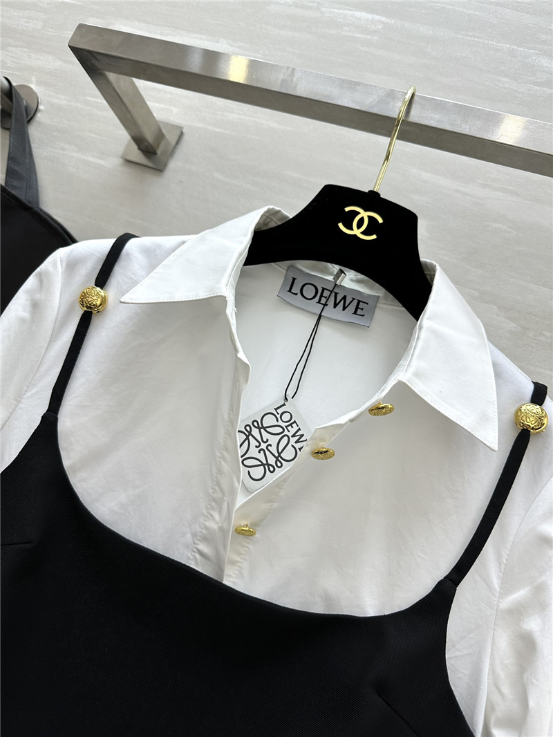 L0ew* fake two piece dress