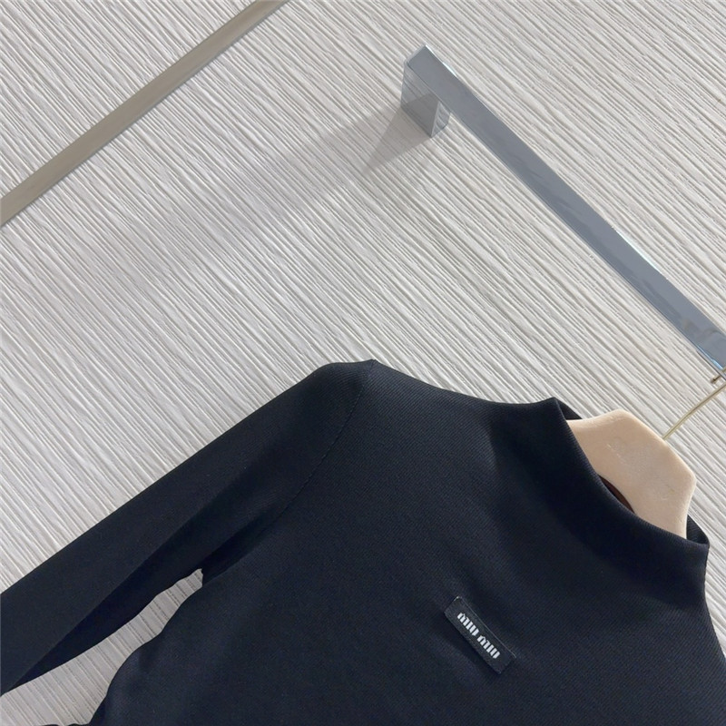 M1um1u long sleeve bottoming shirt