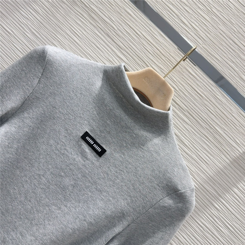 M1um1u long sleeve bottoming shirt