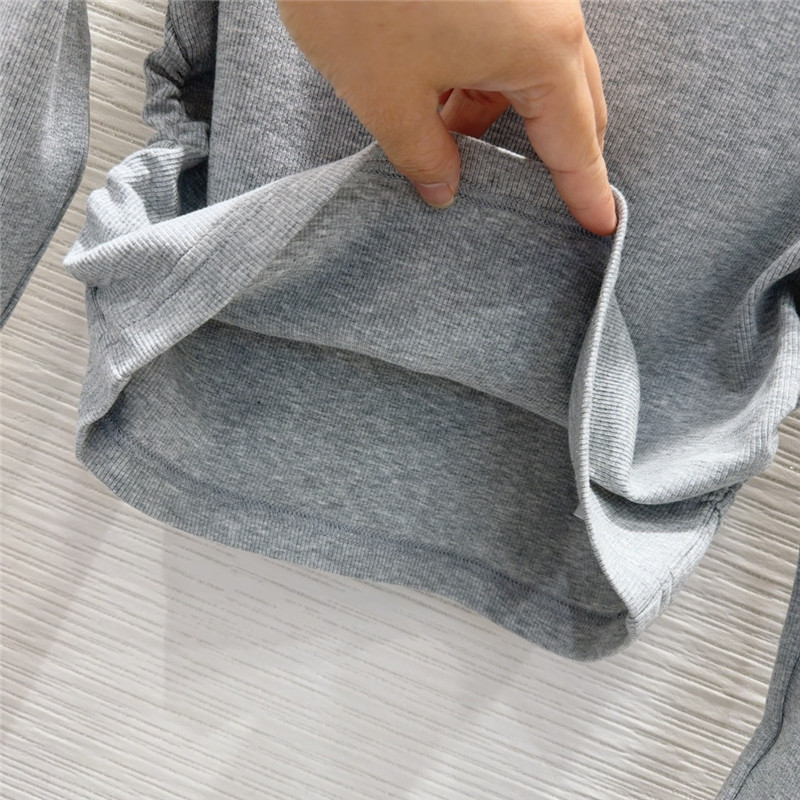 M1um1u long sleeve bottoming shirt