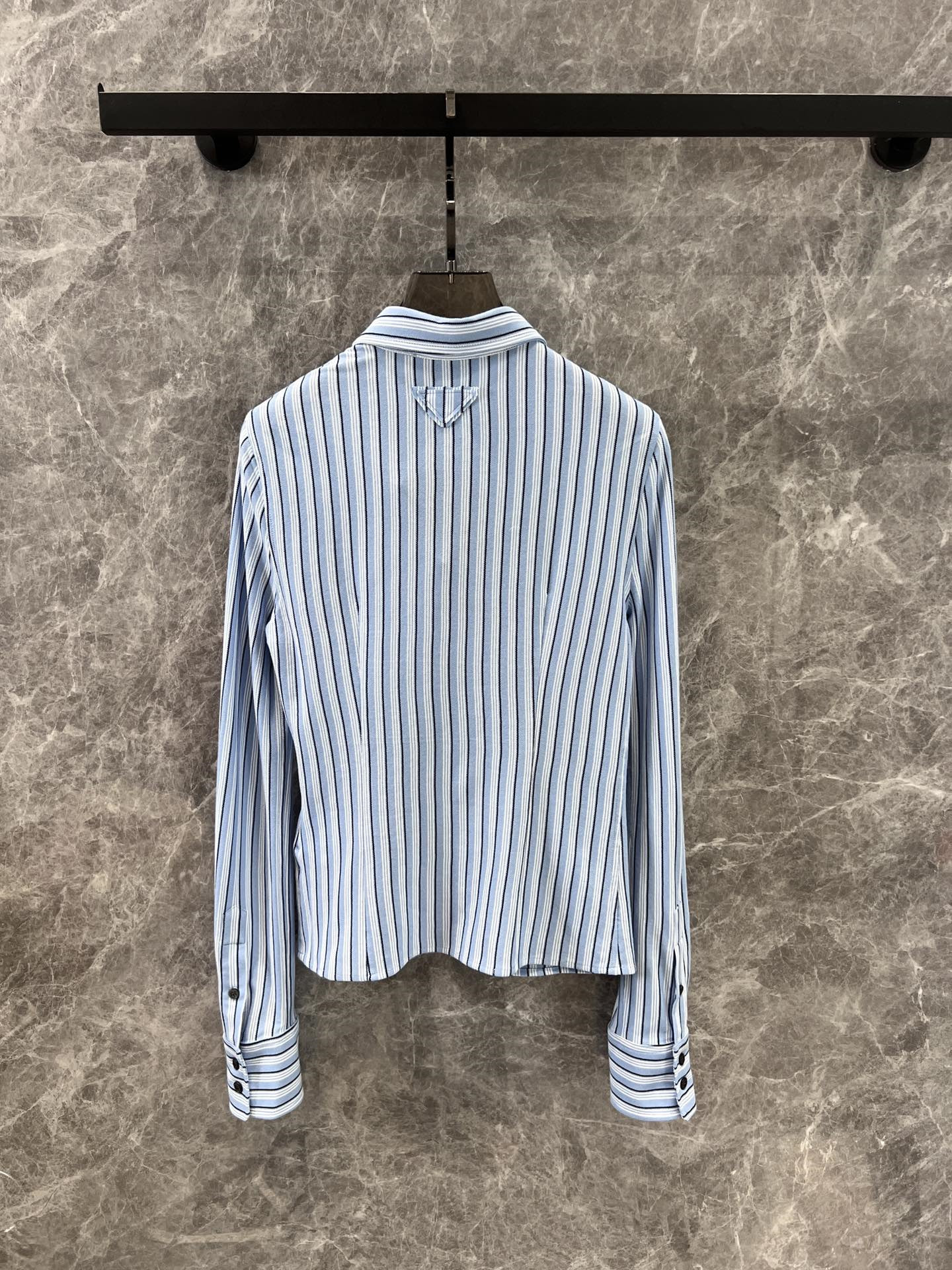Pra*a striped long sleeve shirt