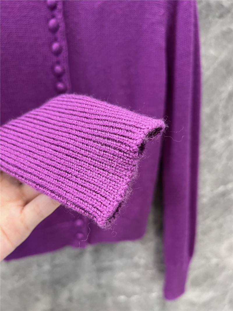 Pra*a purple cashmere cardigan