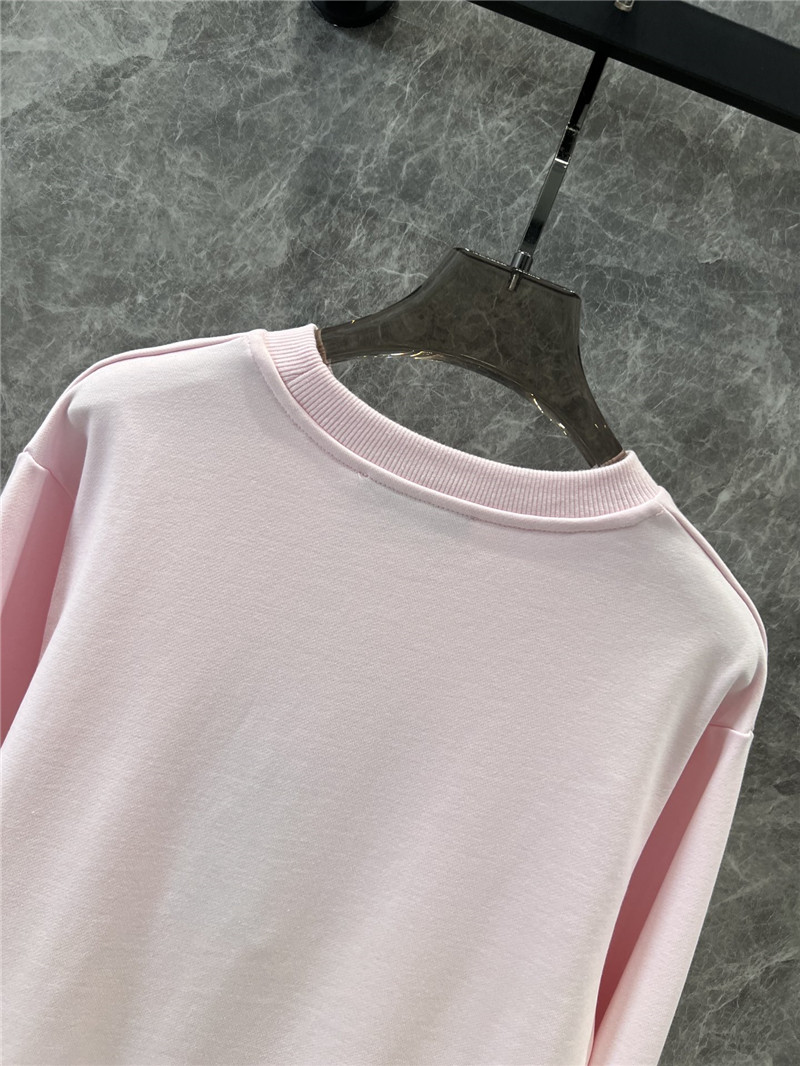 F**di embroidered logo pink sweatshirt