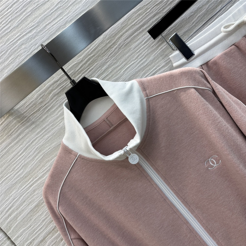 Ch**el stand collar casual suit