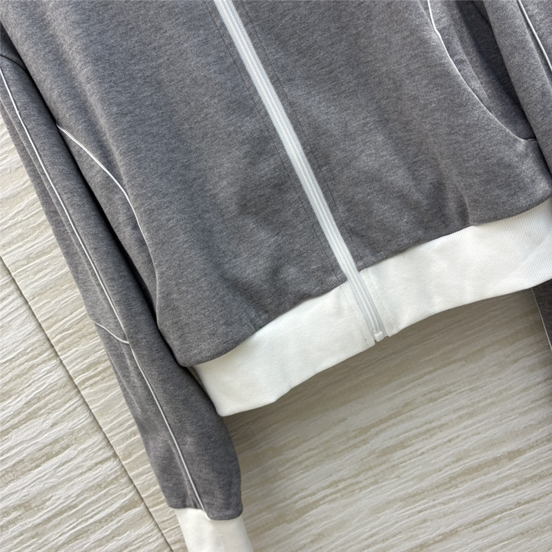 Ch**el stand collar casual suit