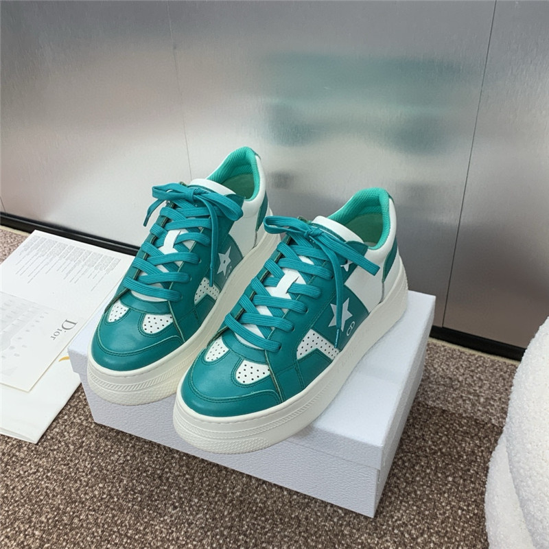 D10r star lace-up platform sneakers