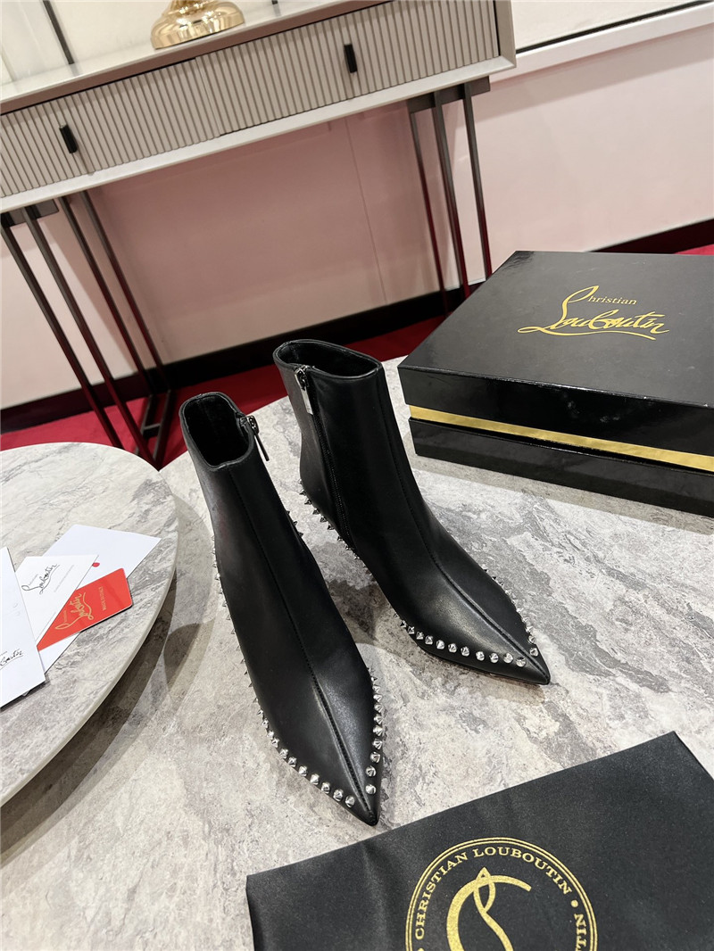 Chr1st1an louboutin vidura 85 leather bootie