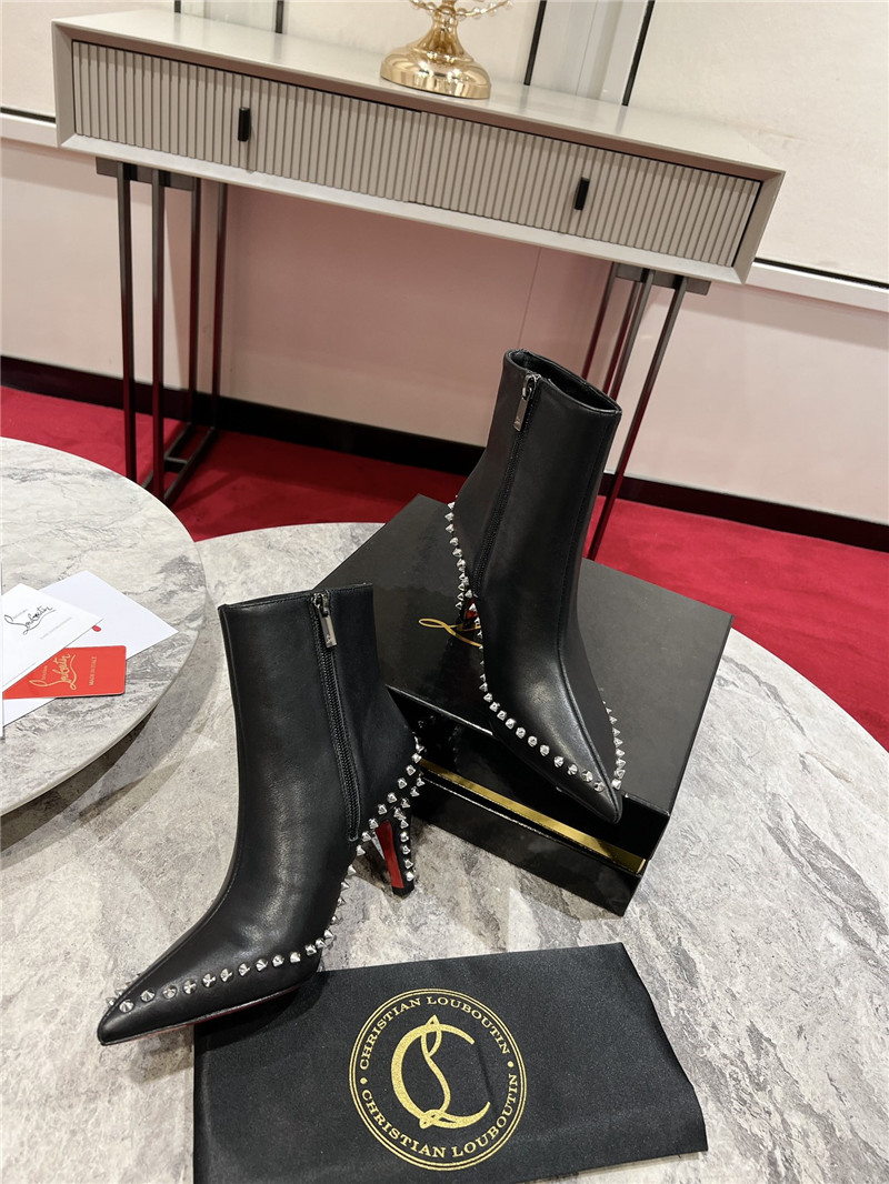 Chr1st1an louboutin vidura 85 leather bootie