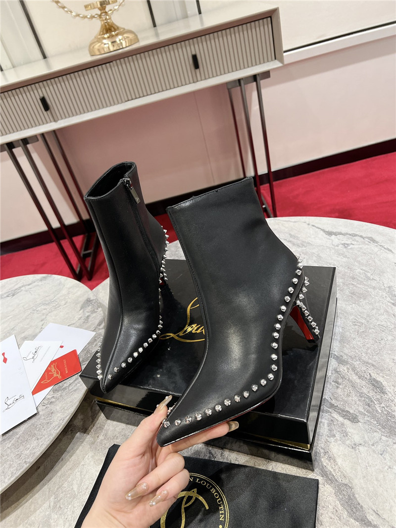 Chr1st1an louboutin vidura 85 leather bootie