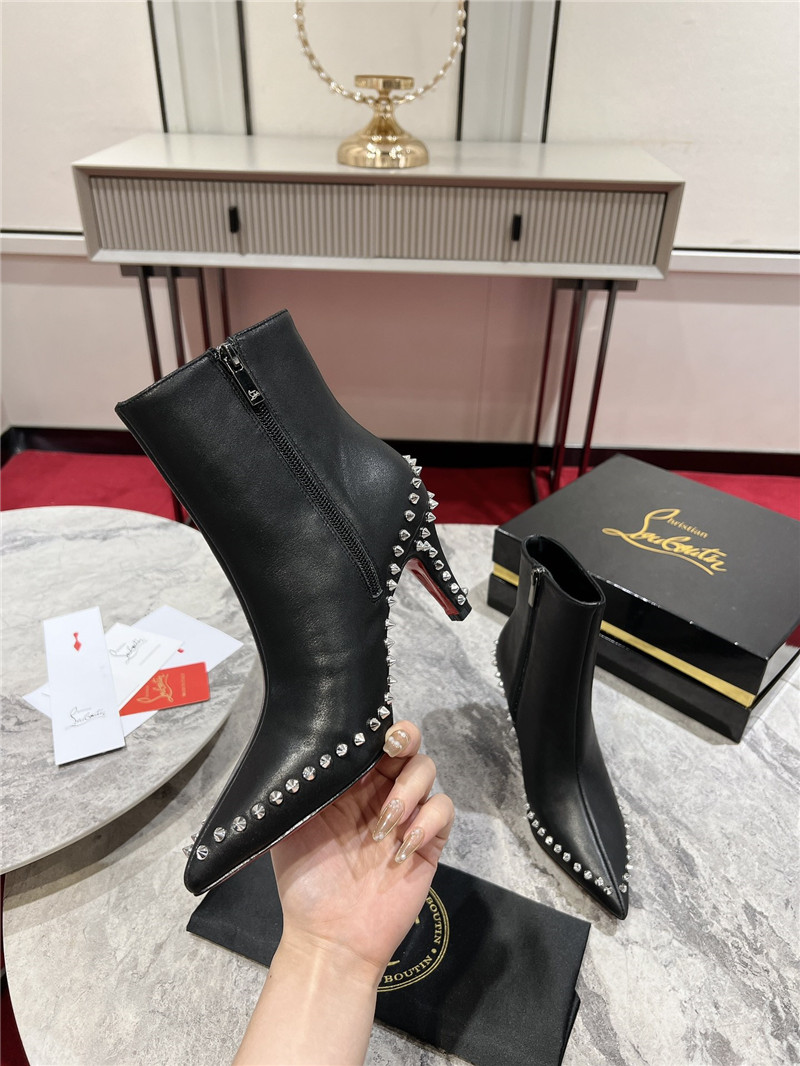 Chr1st1an louboutin vidura 85 leather bootie