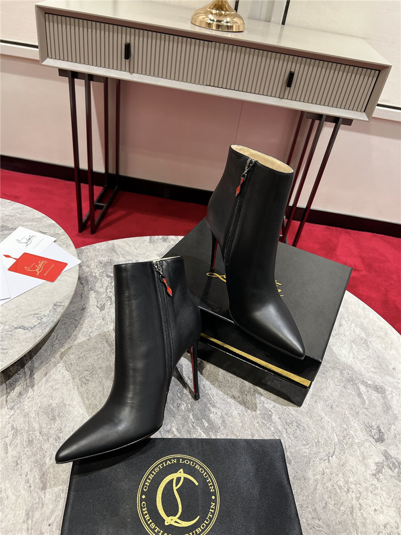 Chr1st1an louboutin black so kate ankle boots