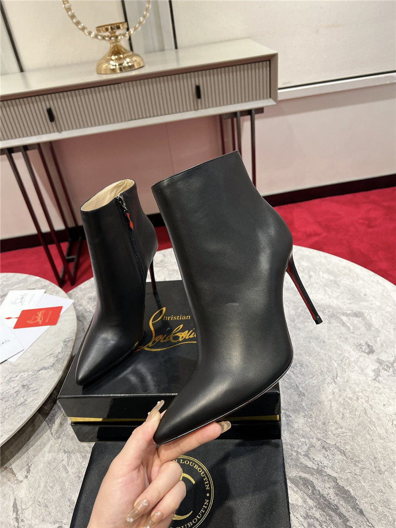 Chr1st1an louboutin black so kate ankle boots