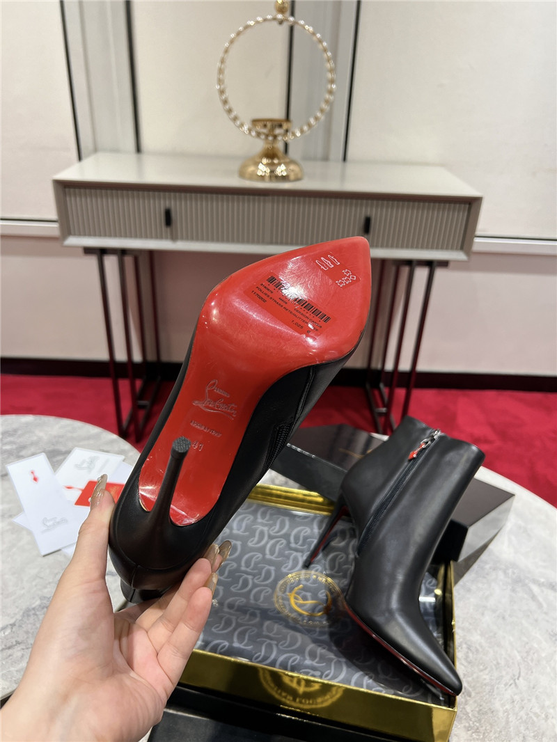 Chr1st1an louboutin black so kate ankle boots