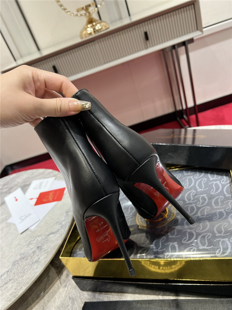 Chr1st1an louboutin black so kate ankle boots
