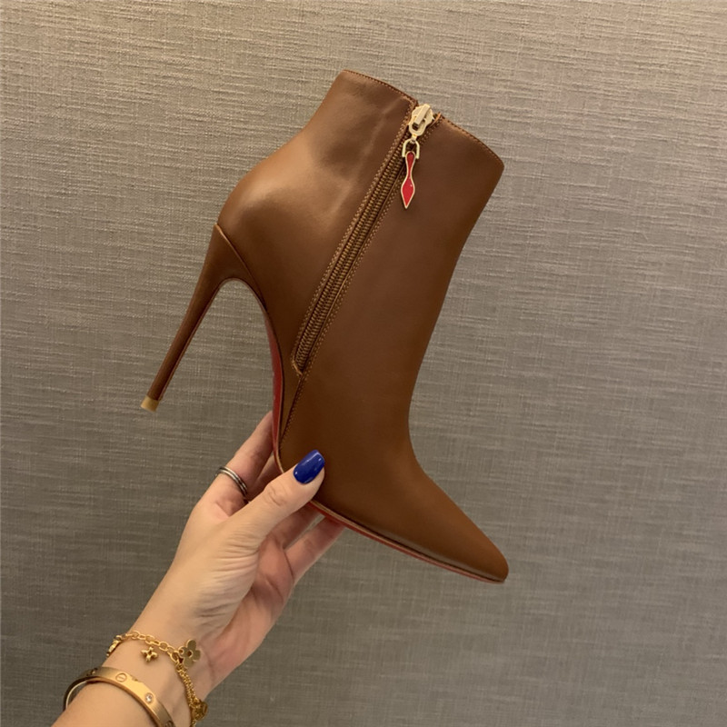 Chr1st1an louboutin so kate ankle boots in brown