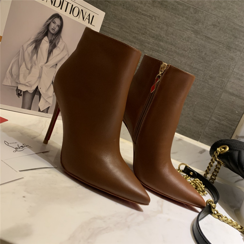 Chr1st1an louboutin so kate ankle boots in brown