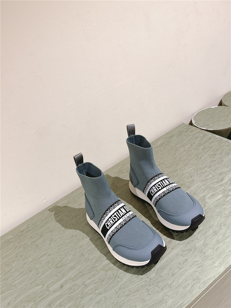 D10r high top sock sneakers in blue