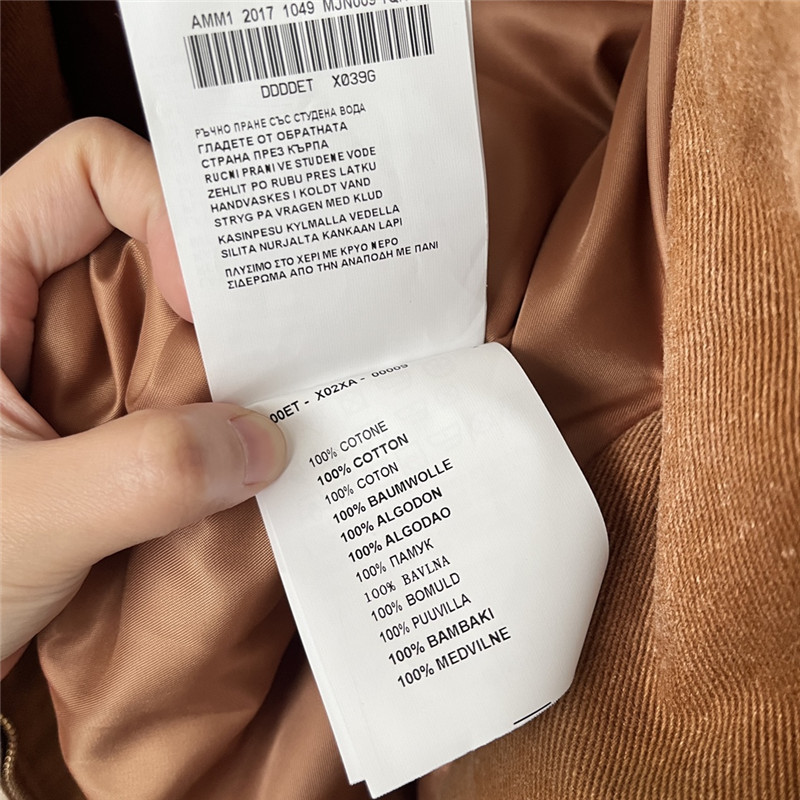 M1um1u denim short cotton jacket