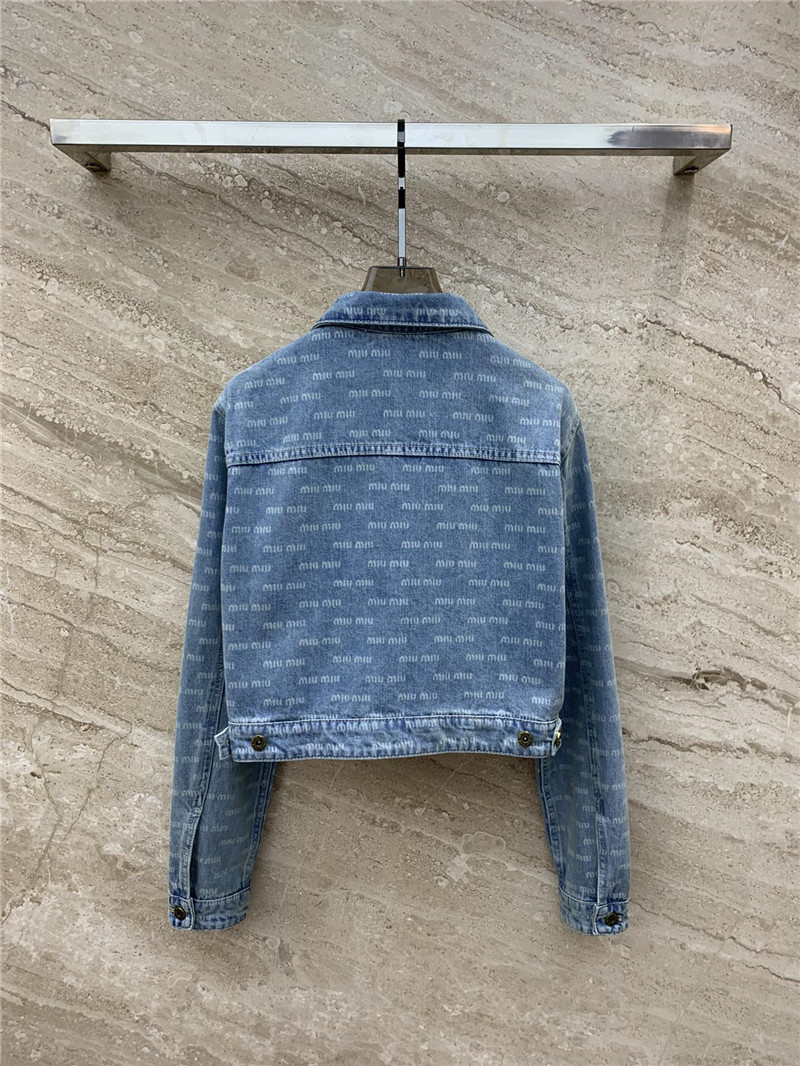M1um1u denim jacket
