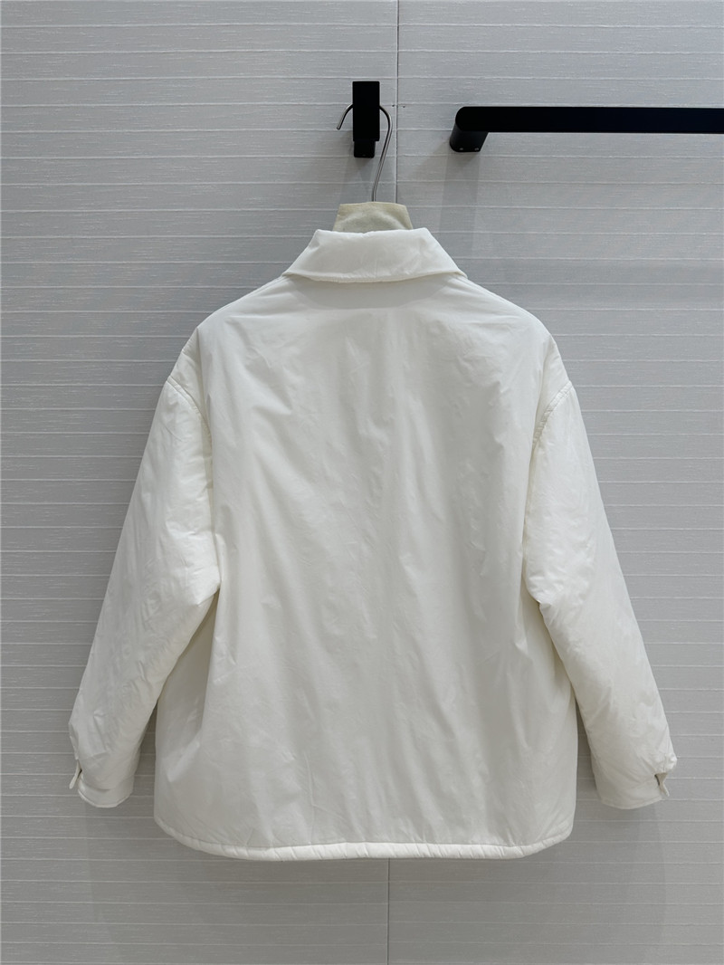 Pra*a shirt-style thin cotton coat