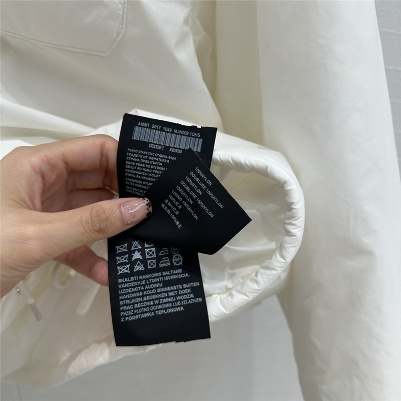 Pra*a shirt-style thin cotton coat