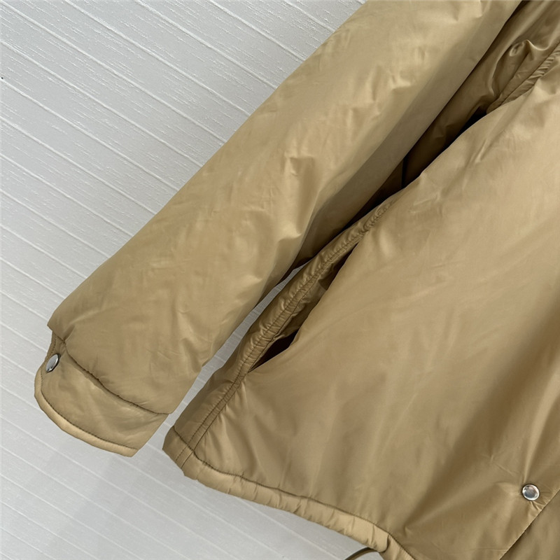 Pra*a shirt-style thin cotton coat