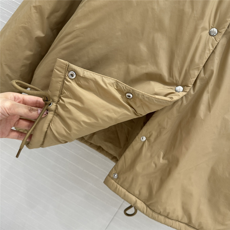 Pra*a shirt-style thin cotton coat