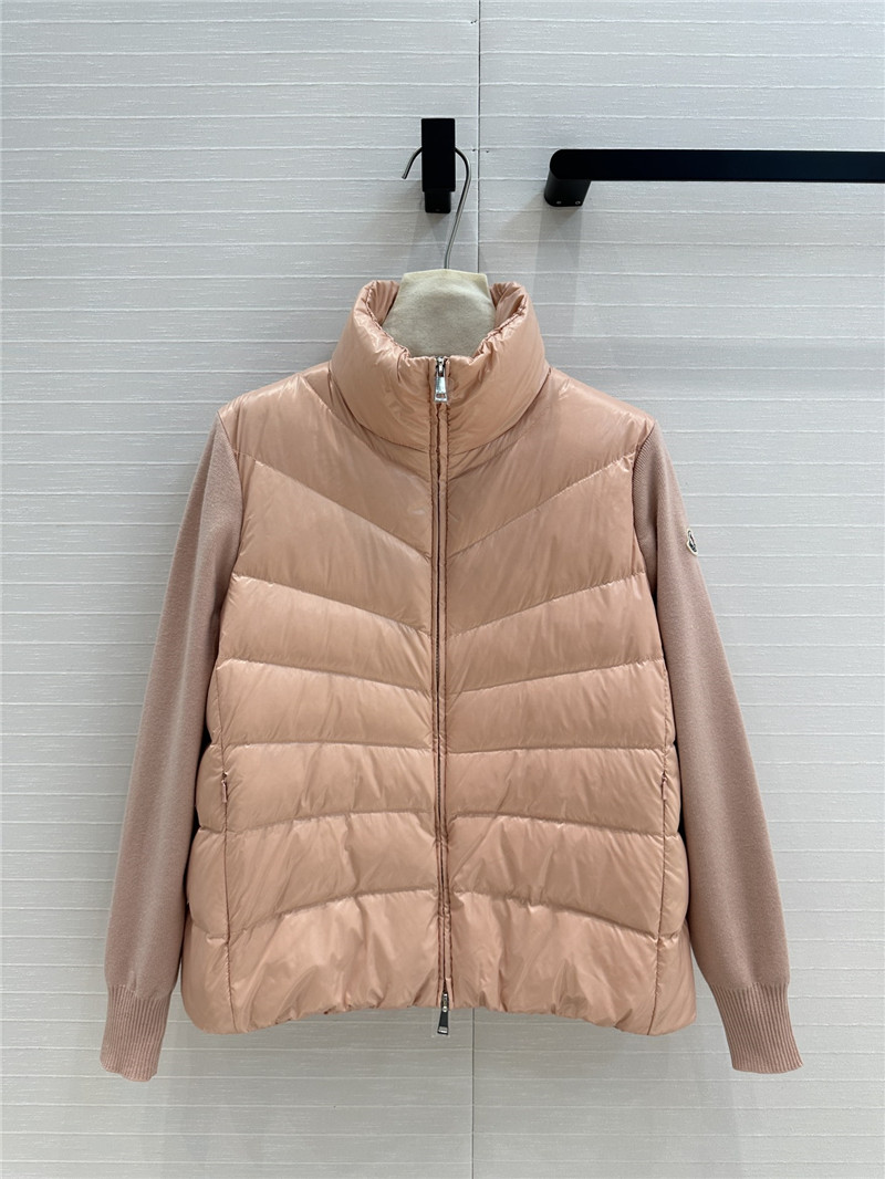 Moncler patchwork down jacket