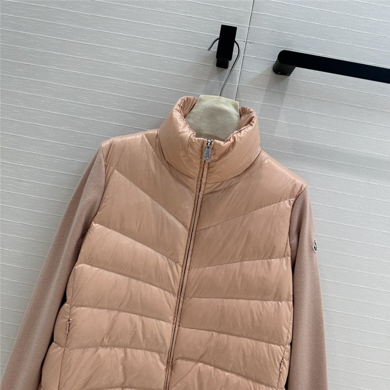 Moncler patchwork down jacket