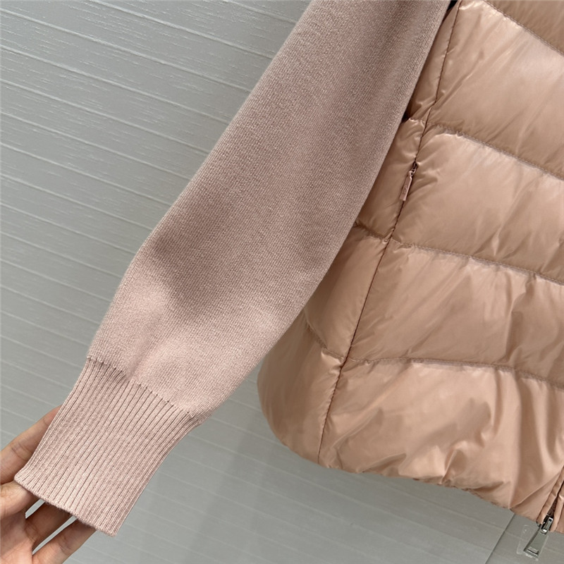 Moncler patchwork down jacket
