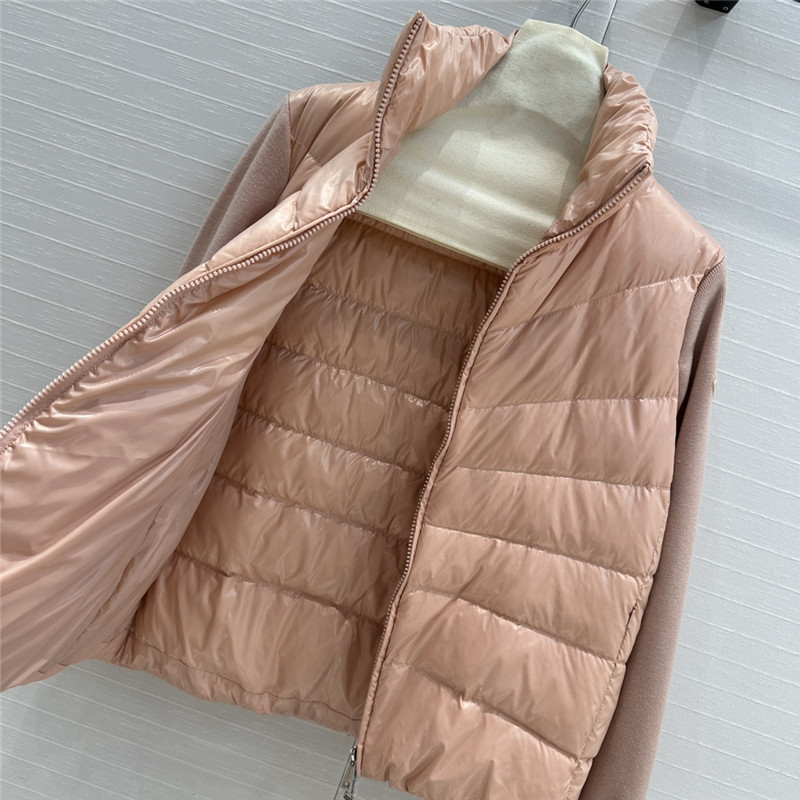 Moncler patchwork down jacket