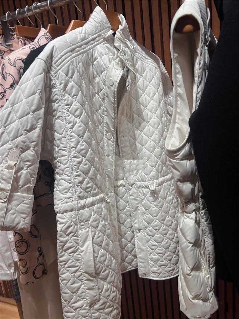 Moncler white down jacket